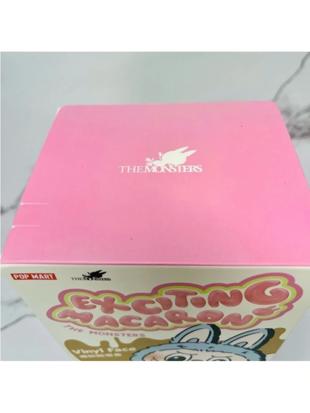 POP MART Exciting Macaron The Monsters Vinyl Face - Blue Character - Picture 5 of 5